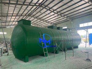 Bồn xử lý nước thải Composite do Nhật Minh FRP sản xuất