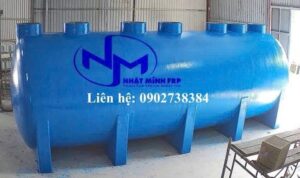 Bồn chứa composite Bồn chứa composite được hoàn thiện tại xưởng